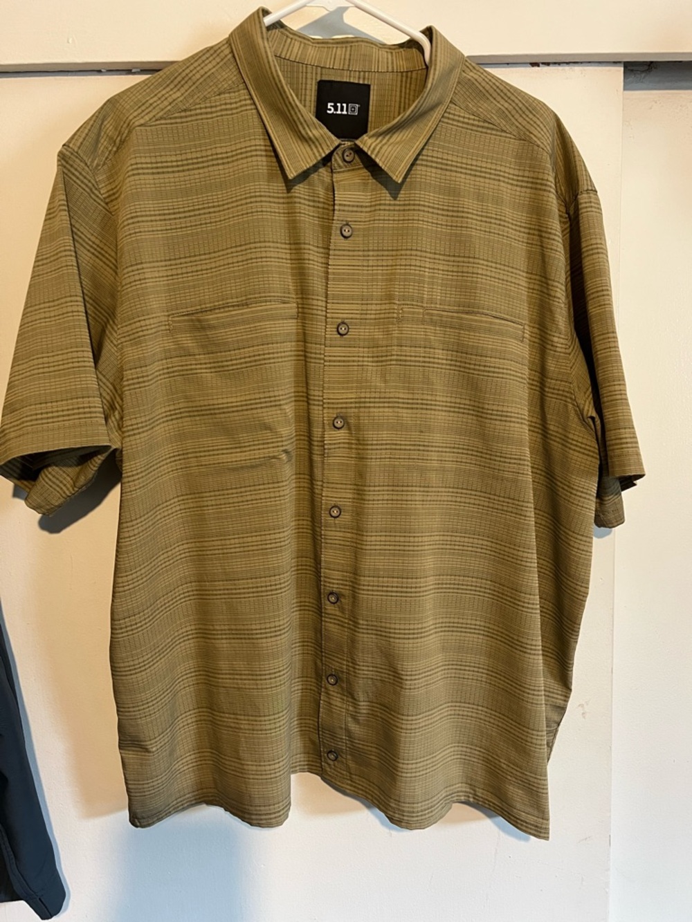 5.11 Tactical Olive Short-Sleeve Button-Down Shirt
